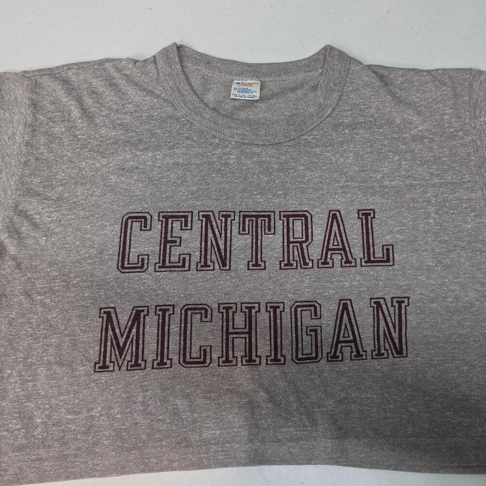 Vintage 90s Champion Central Michigan University gray